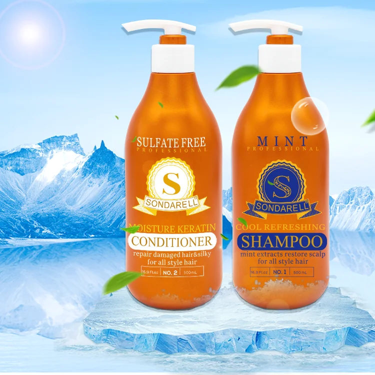 SONDARELL wholesale ice mint ginger cooling shampoo