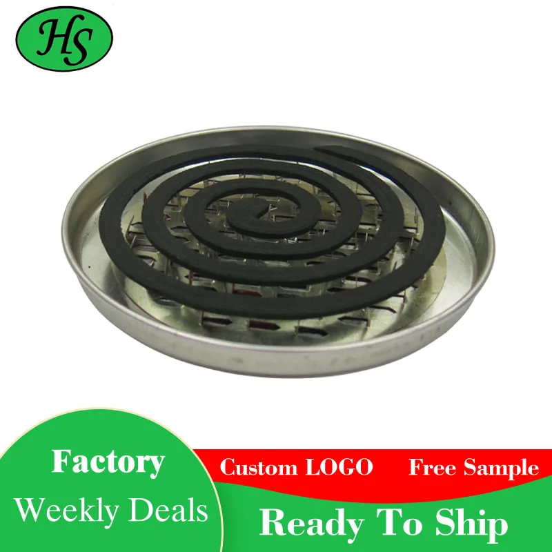 
* Wholesale custom dongguan Metal Round Gift Tin Mosquito-Repellent Incense box Tin Can OEM 