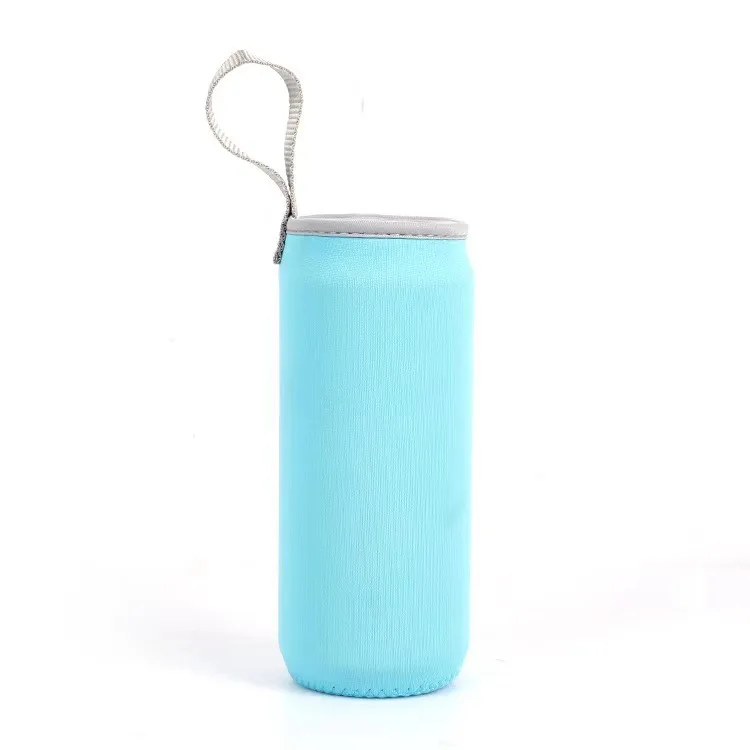 Wholesale Neoprene Thickened Creative Convenient Carrying Handle Cord Glass Insulated Mug Protective Cove
