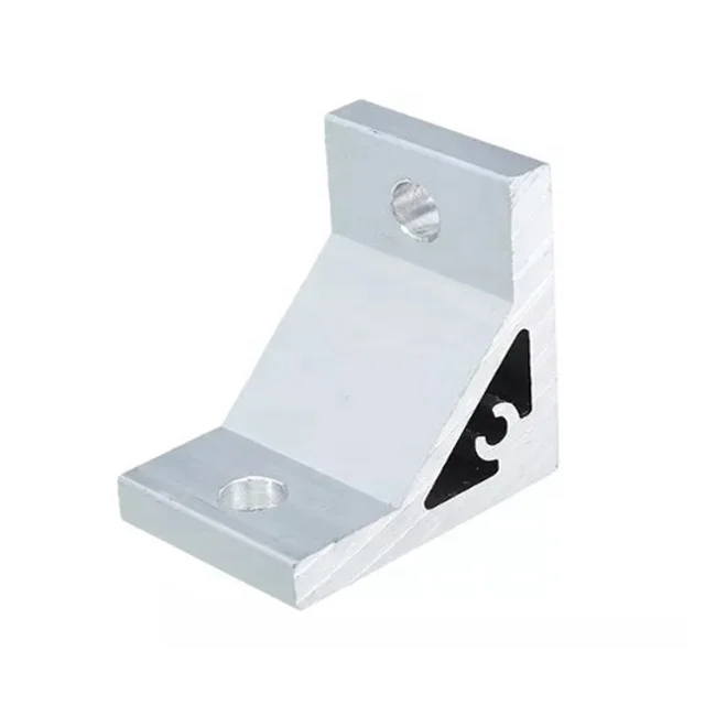 Aluminium T Slot Bracket  L type 90 Degree Corner Bracket Angle Connector For 4545 Aluminum Profile