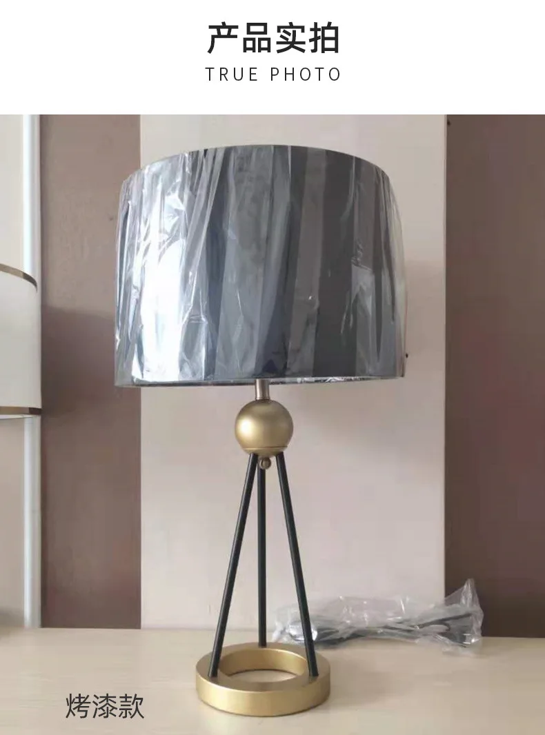 side table lamp for living room modern led table lamp metal nordic art decorative desk light for bedroom hotel restaurant