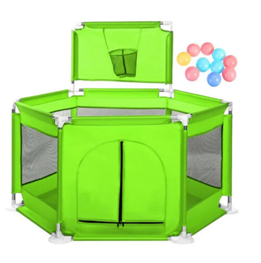 Home use customized baby play yard safety plastic fence plastic kids portable playpen for babies and toddlers