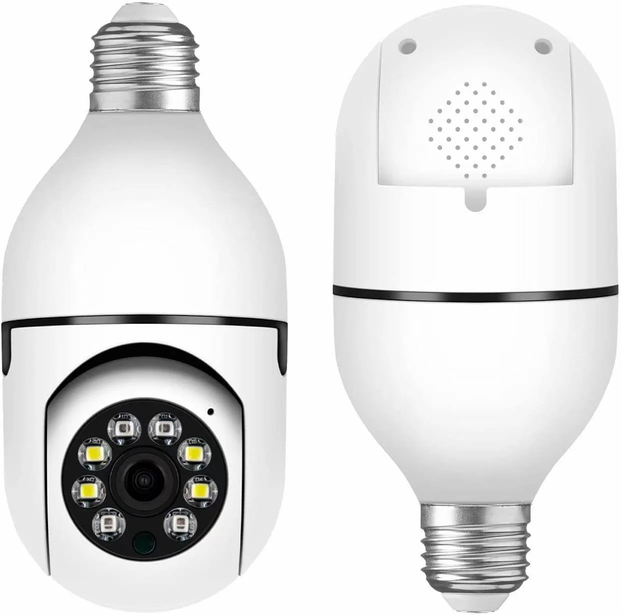 2MP Light Bulb E27 Wireless IP Camera WiFi 1080P Panoramic PTZ Home Security CCTV 360 Degree Camera