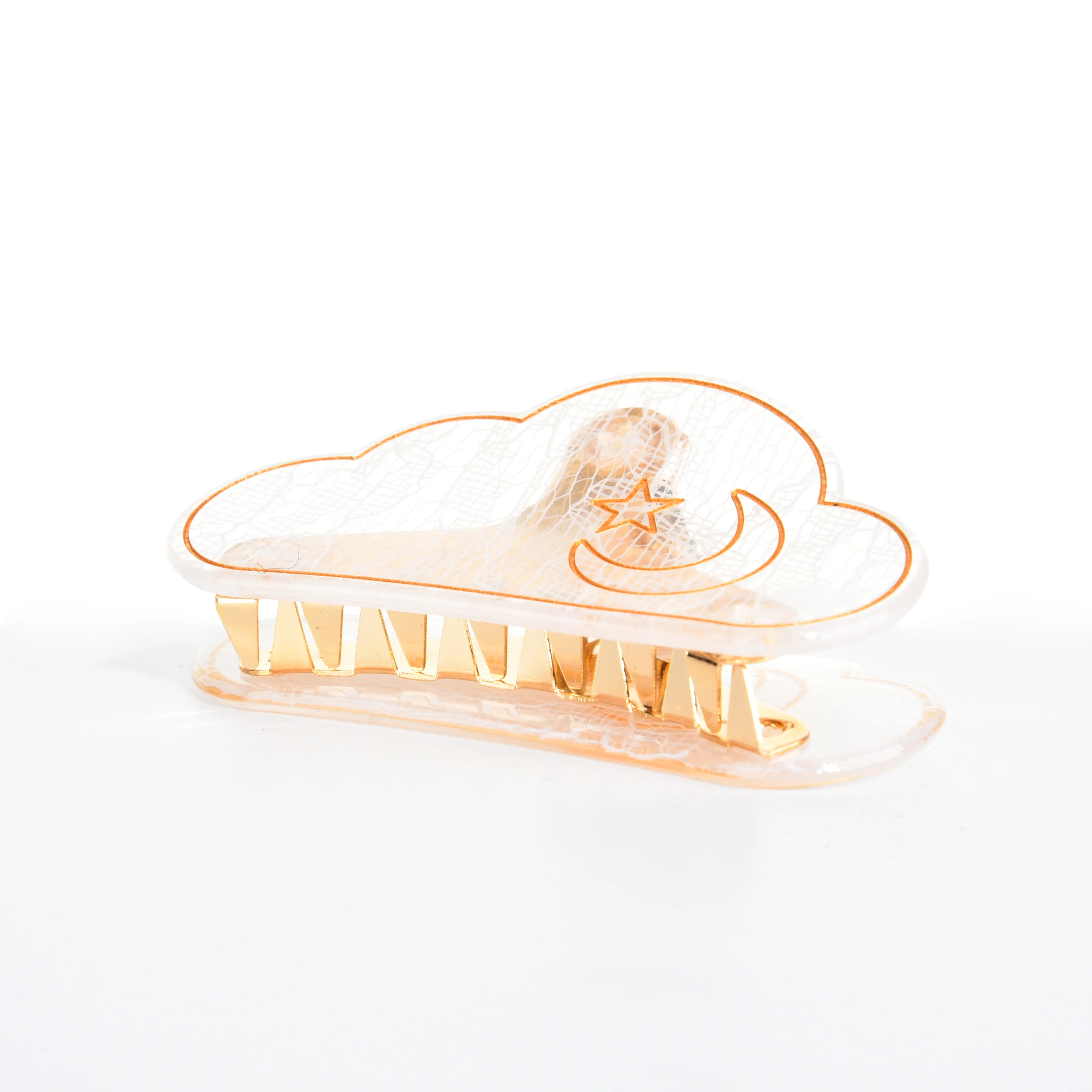 2023 new hot clouds simple French grasping clips acetic acid manufacturers direct wholesale grasping clips