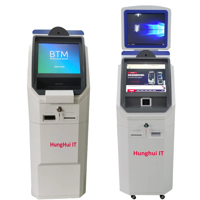 
Floor standing BTM touch screen ATM Buy and Sell Cryptocurrency Bitcoin atm with software  (62242404326)