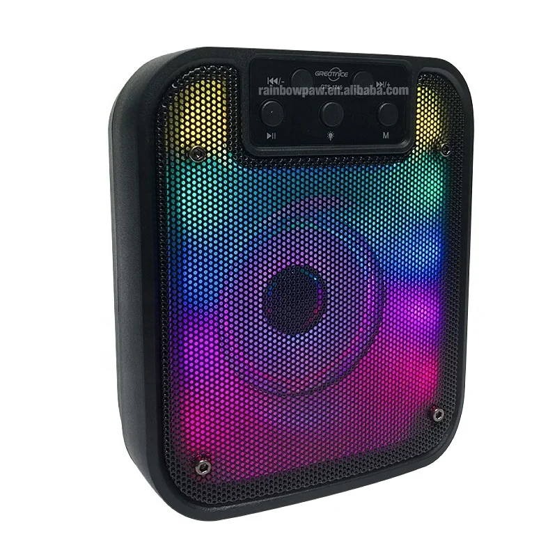 Kts Small Bt Speaker Gts-1749 Newest Product Hot Sale Professional Portable Outdoor Wireless 3 Inch Speaker with Rgb Color Light