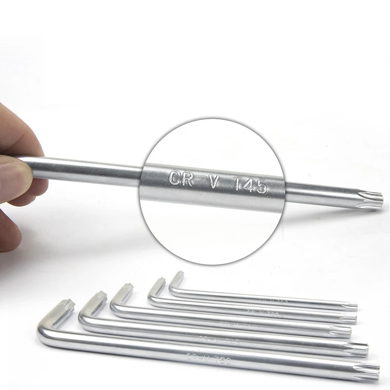 Индивидуальные T20 Torx ключ T25 с отверстием инструменты T30 L