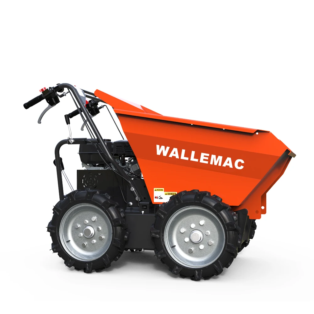 Top quality Compact Engine Powered Wheel barrow Mini Dumper Transporter