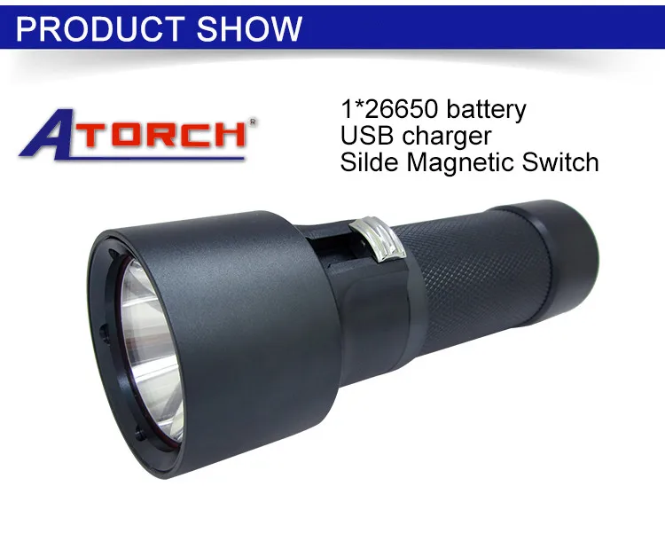 Manufacturers supply new super bright aluminum alloy rechargeable waterproof tactical led flashlight light tactical Torch