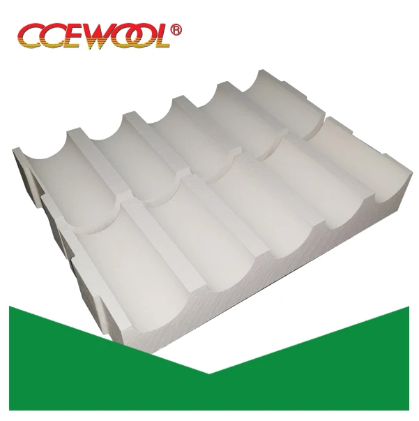 Vacuum Formed Ceramic Fiber Thermal Insulation Shapes