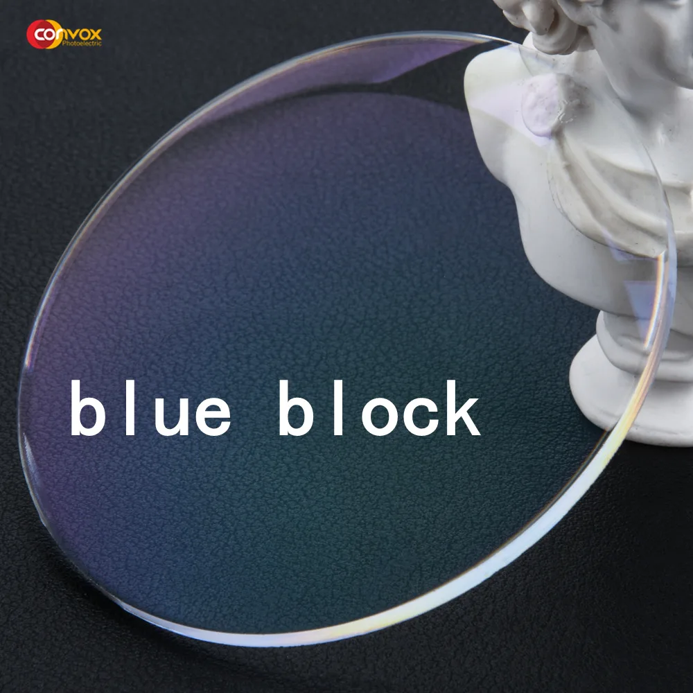 Lens Manufacturer Anti Blue Light 1.61 HMC Spin Coating Optical Lenses