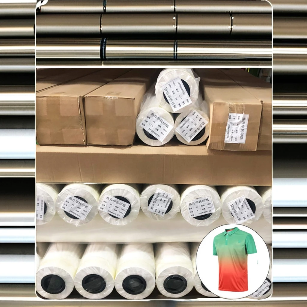Digital printing sublimation heat press paper sublimation paper roll 64 inch 90gsm 200m