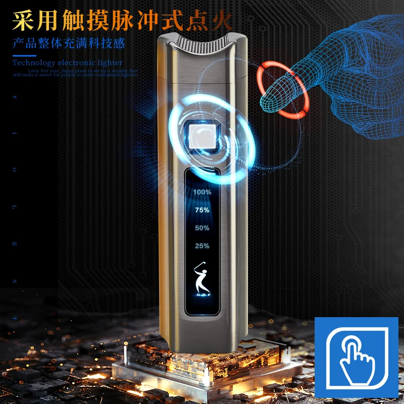 Wholesale Guaranteed Quality Custom Logo Cigar Lighter All-in-one Butane Refillable Triple Flame Torch Lighter with Punch