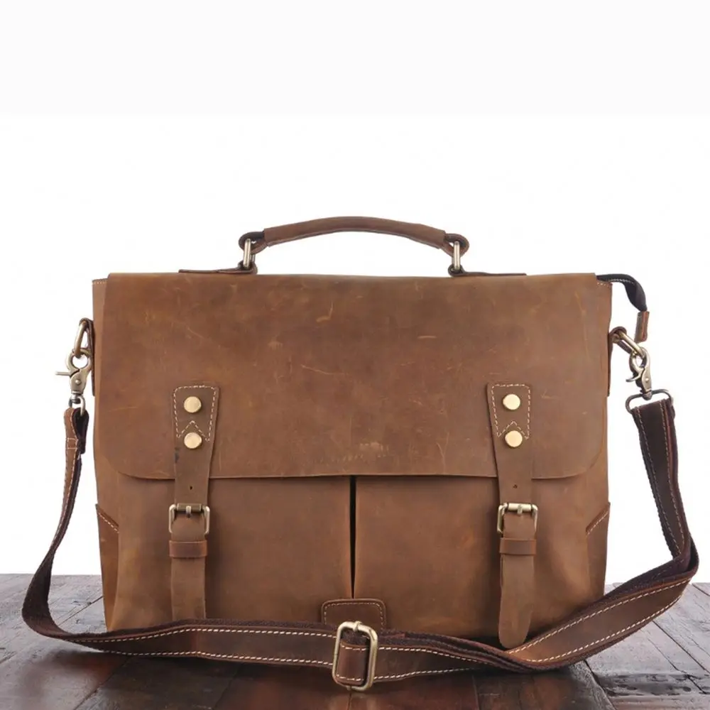 Professional Manufacturer Golden Supplier Leather Womens Briefcase