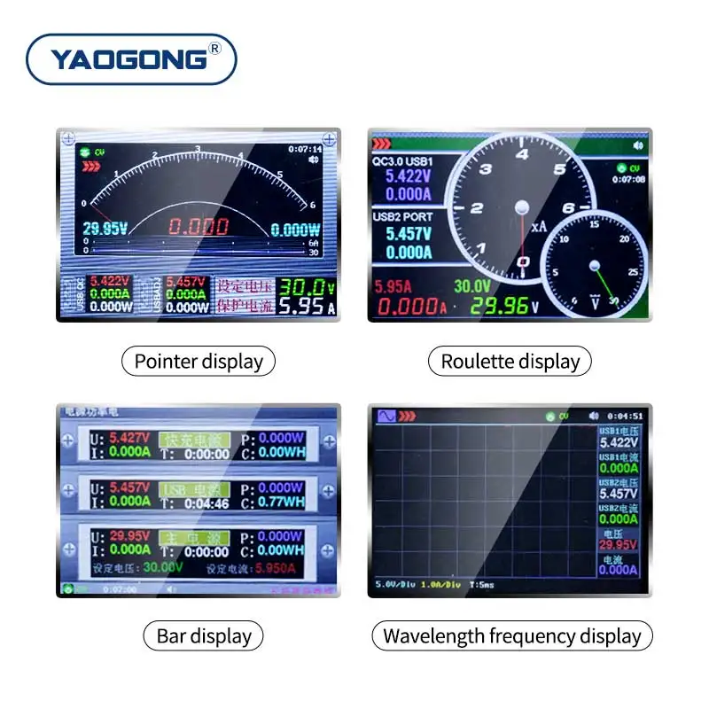 YAOGONG 2020-4 Intelligent SMD Rework Station 3 in 1 1060W Hot Air Gun 60W Soldering Iron Smart Power Supply BGA Solder Station