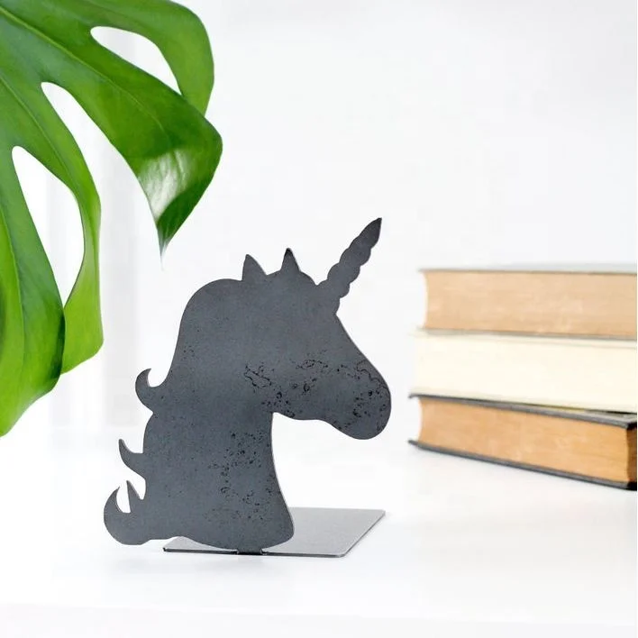 Laser Cut Metal Child Book Ends Dinosaur Creative Bookends For Kids