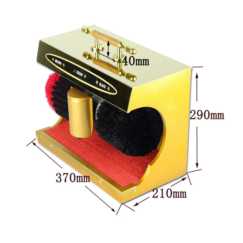 Factory direct supply of fully automatic induction hotel electric hotel titanium shoe shining ma chine