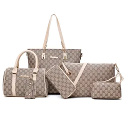 MH3013 2020 fashion designer handbags sets 6pcs PU leather purses and handbags bags handbags women famous brands luxury