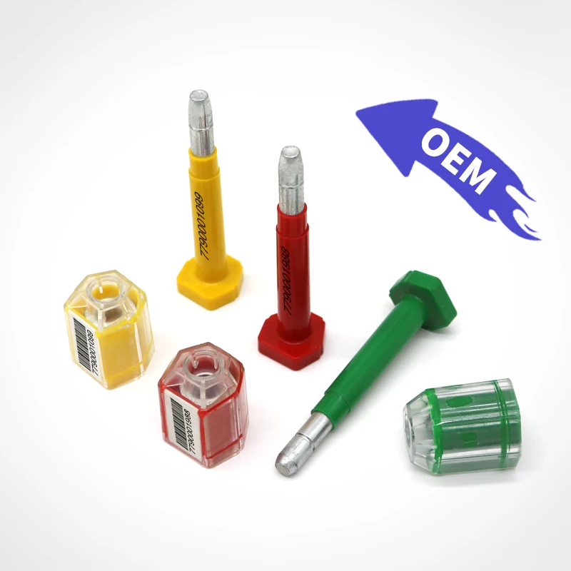 BS011 Heavy Duty Customs Bolt Seal High Pressure Shipping Container and Security Seal for Trailers and Trucks