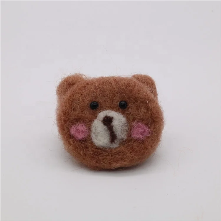 
Hot New Products Little Bear Custom Patches Embroidery For Hair Accessory 