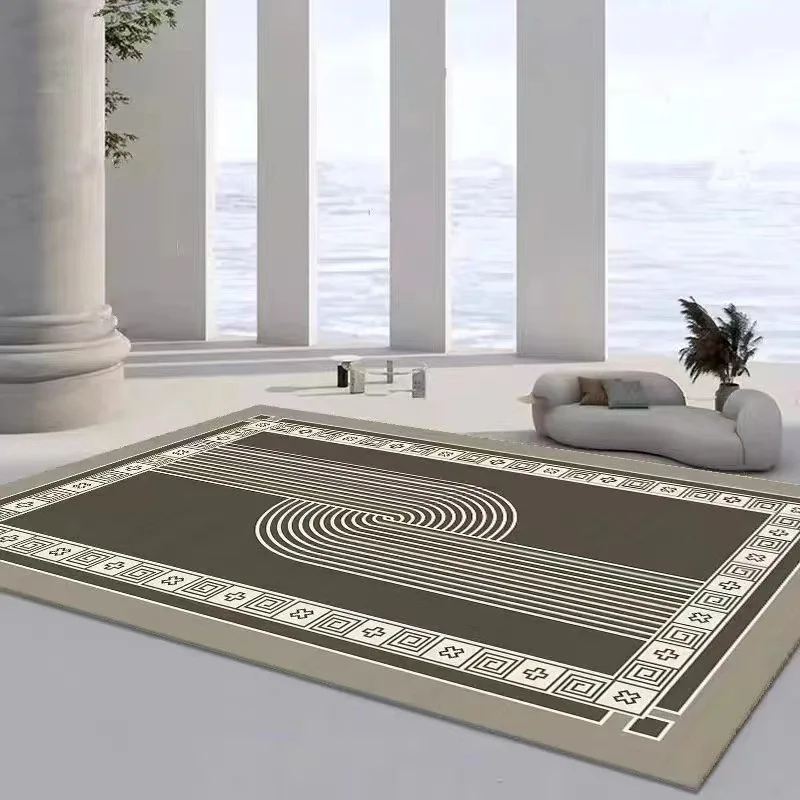 Customized Design Crystal Velvet Carpet Floor Rugs Living Room Decoration Easy Clean Waterproof Area Rugs And Carpets