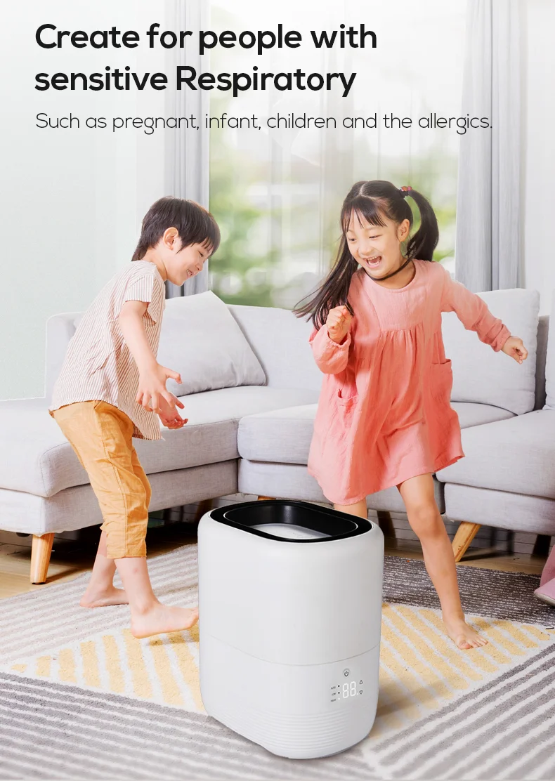 Factory Price Household Appliances Portable Nano Fog-free Evaporative Air Humidifier Humidifiers and Purifier