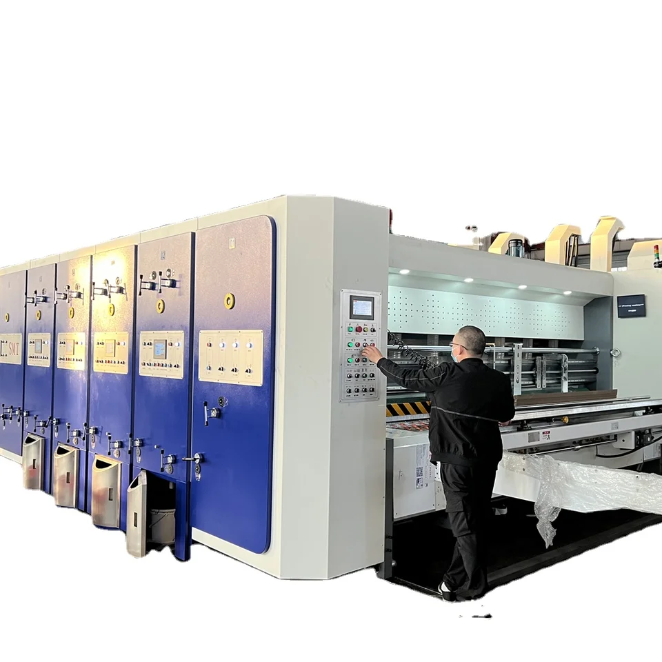 Chenxiang Corrugated Cardboard High Speed Lead Edge Printer Slotter Rotary Die Cutter Machine