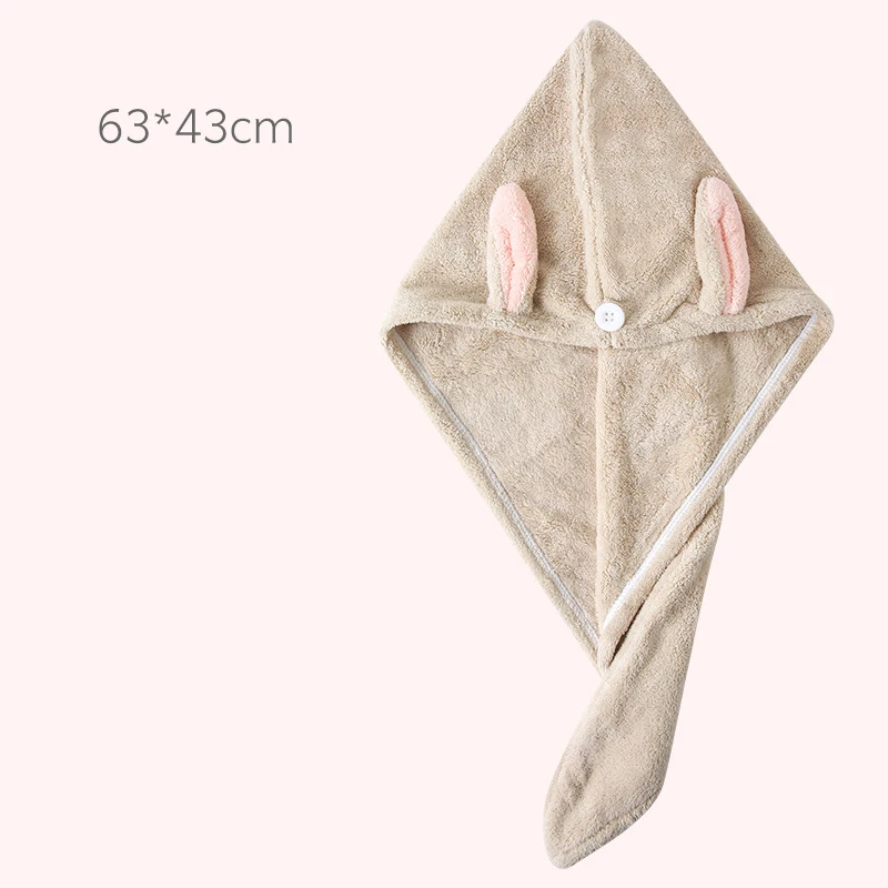 Hot Sale New Quick Dry Head Shower Cap Towel Hair Wrap Soft Microfibre Bath Turban