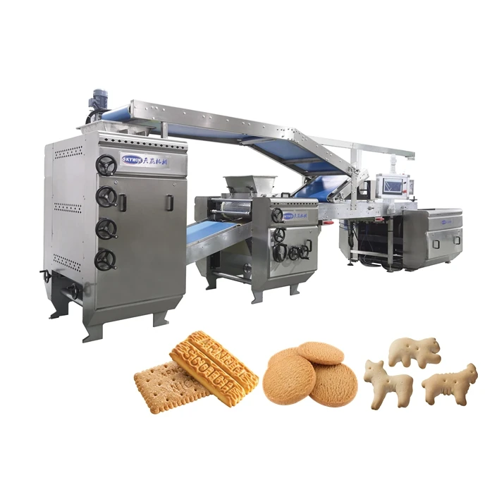 
Skywin Small scale Hard and Soft Biscuit Production Line 