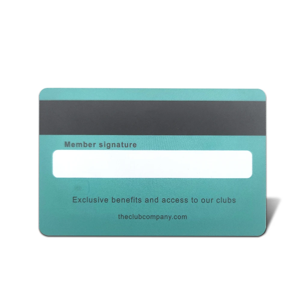 Заводская изготовленная на заказ Hico магнитная карта с принтом CR80 Pvc Hico/Loco магнитная карта