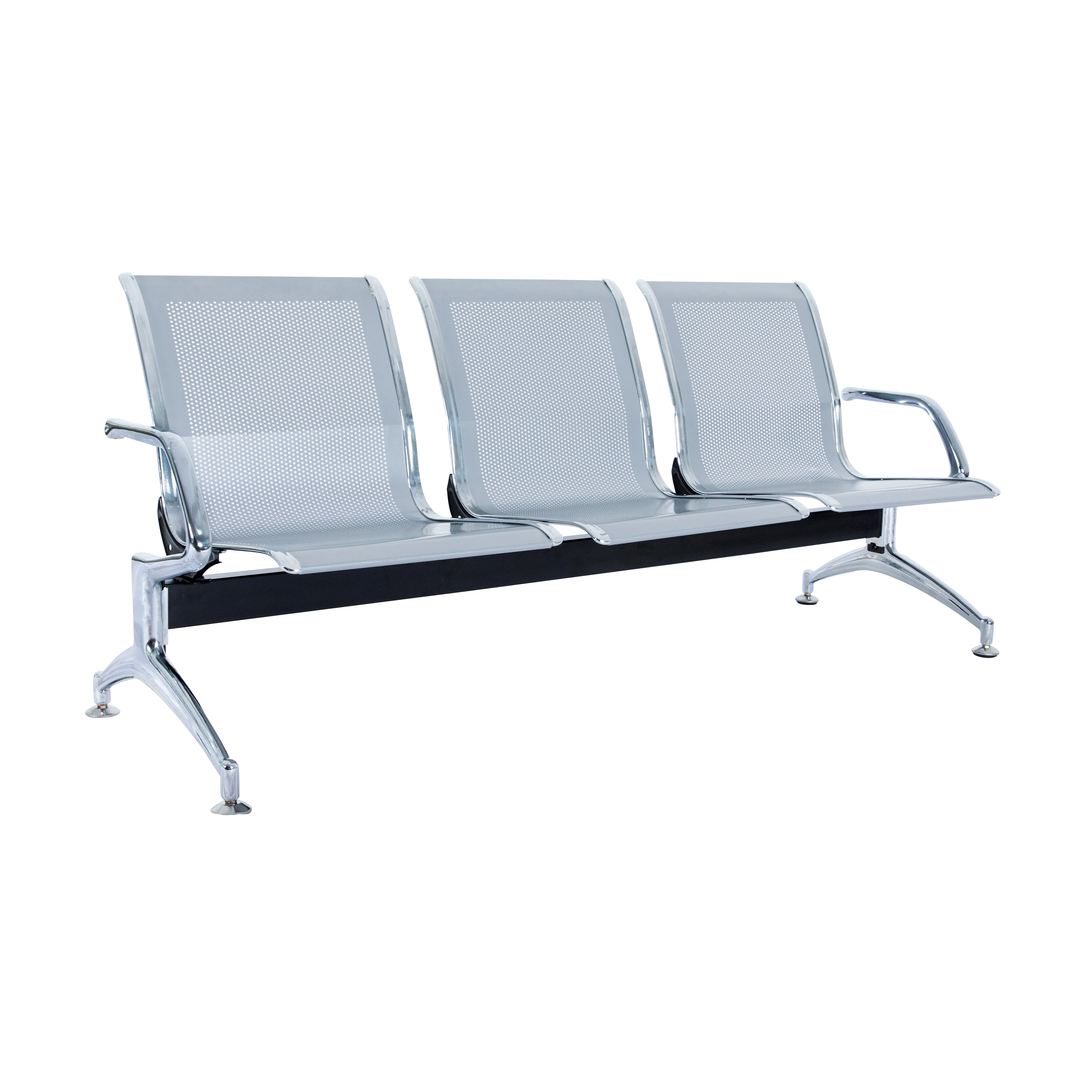 New Design Promotion Multi Colors Metal Material Airport Waiting Chair Airport Benches