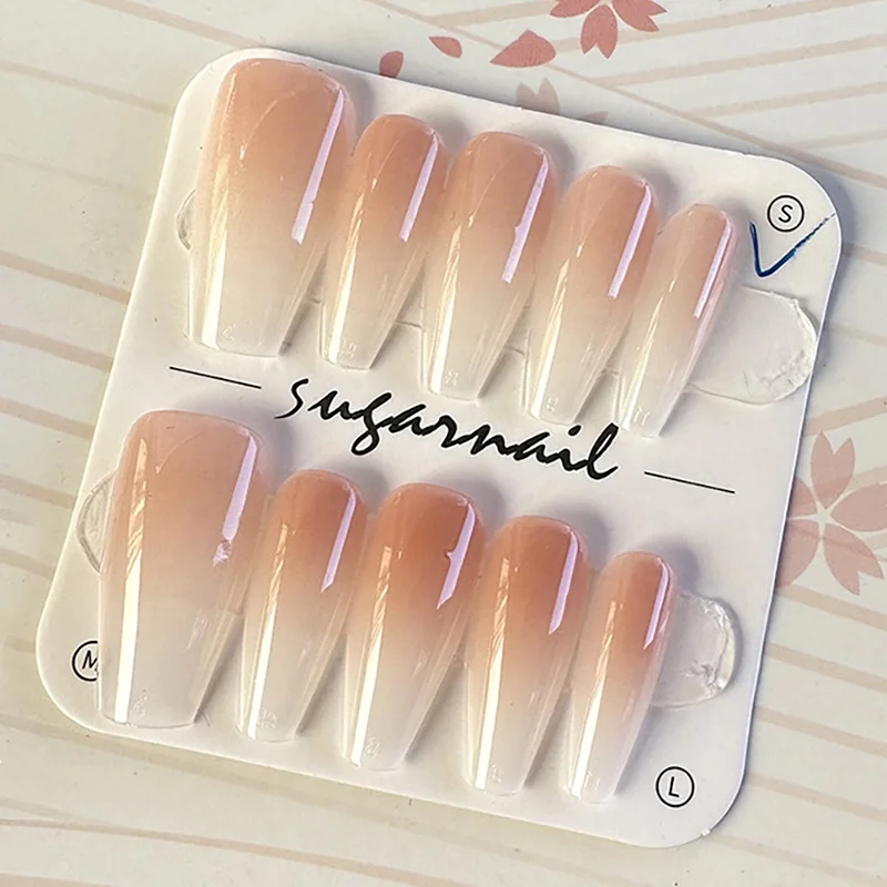 High Quality Manufacturing 2024 Xinyuan Factory handcrafts high quality French gradient press nails