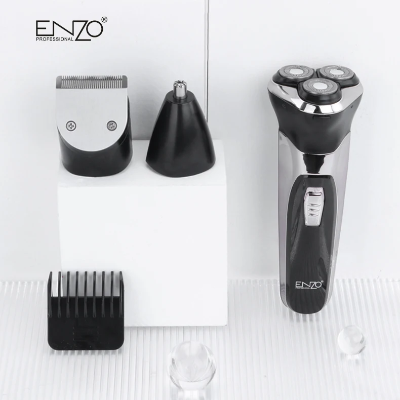 ENZO 3 in1 Hot Selling Popular Multi-Function Rechargeable Shaving Machine Man 3 In 1 Electric Shaver For Men