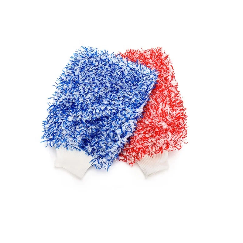 Wholesale Waterproof Car Wash Microfiber Window Cleaning Car Towel Mitt