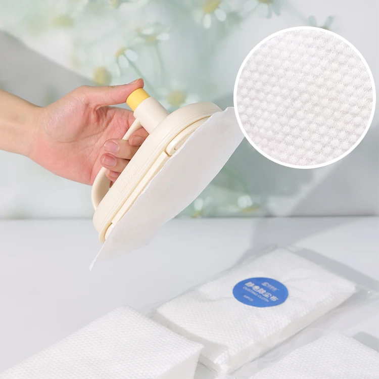 Factory 9.5x17cm Disposable Nonwoven Kitchen Pearl Dot Pattern Wiping Cloth for Kitchen Wipes Cleaning Magic Brush
