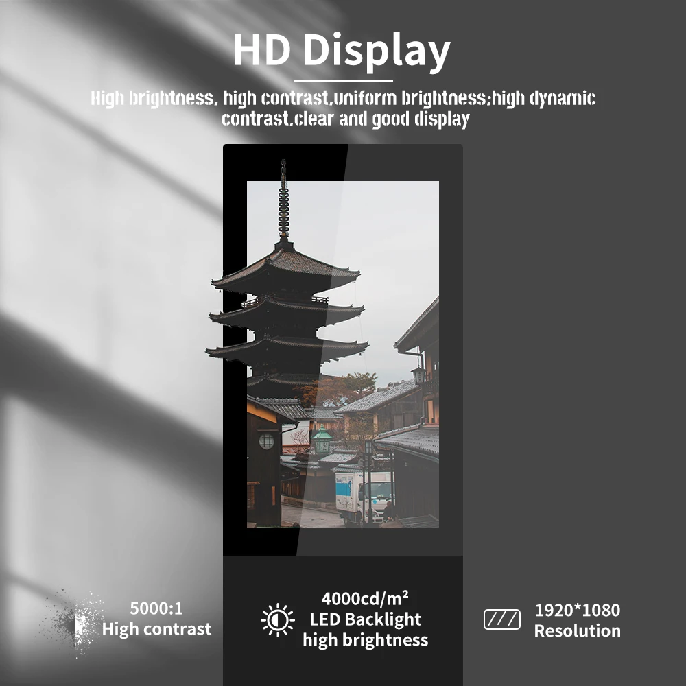 65 Inch Outdoor Capacitive Waterproof IP65 LCD Display Signage Screen Advertising Screen Android Outdoor Digital Signage Totem