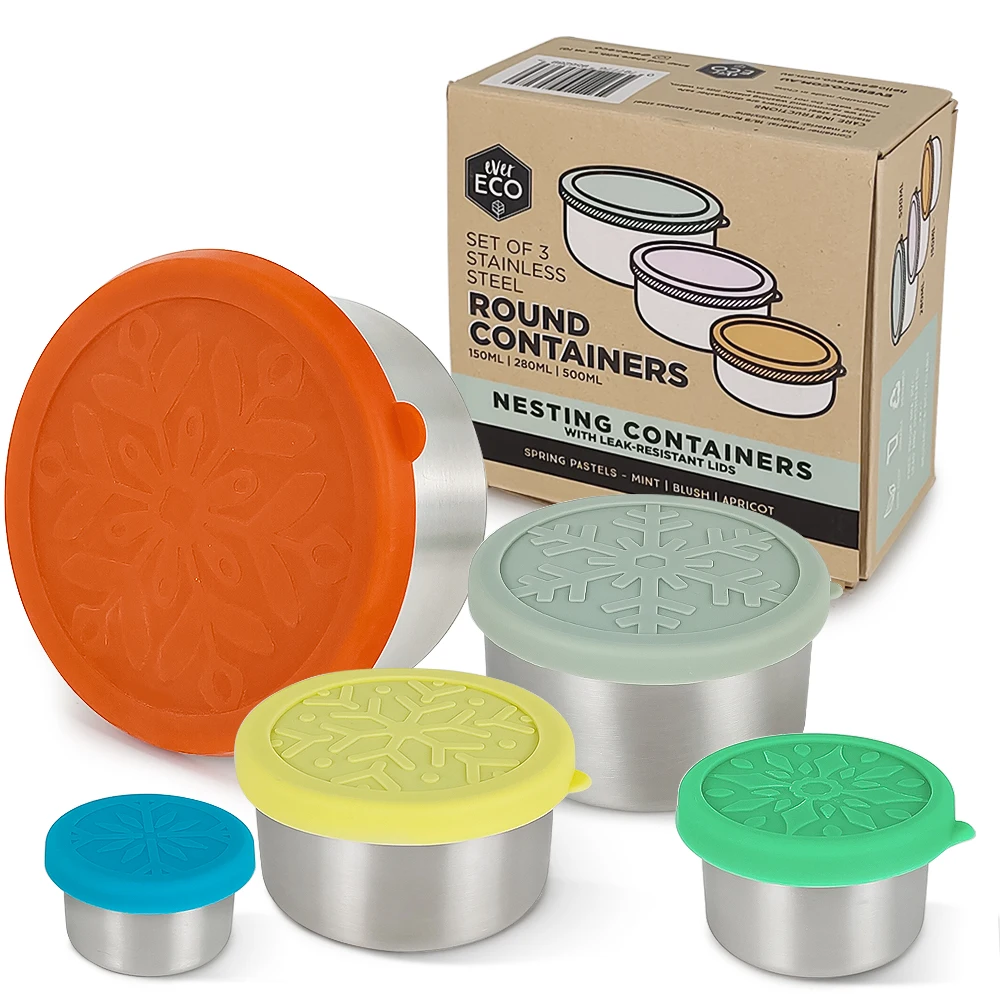 Baming Factory Stainless Steel Kid Food Snack Container Set Bento Lunch Box Containers Planet box