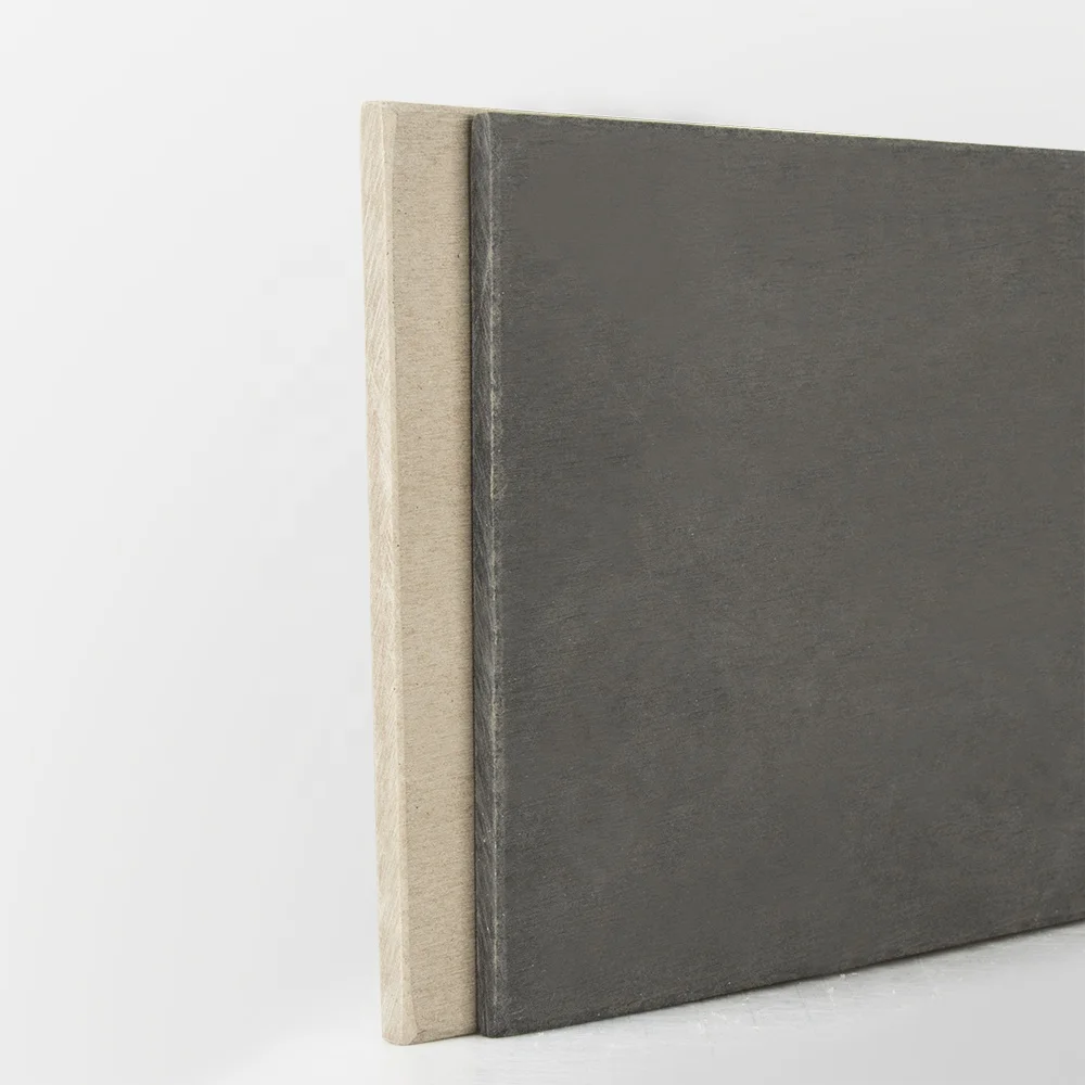 1220*2440 мм CE сертифицированный асбестовый серый текстурированный волоконно-цементный картон средней плотности, интерьерная настенная панель