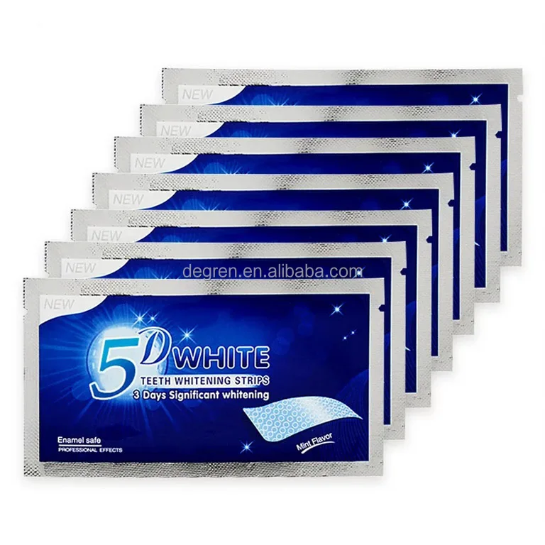 Hygiene Care Teeth Whitening 5d Peroxide Mint Teeth Whitening Strips Whitening strips for teeth