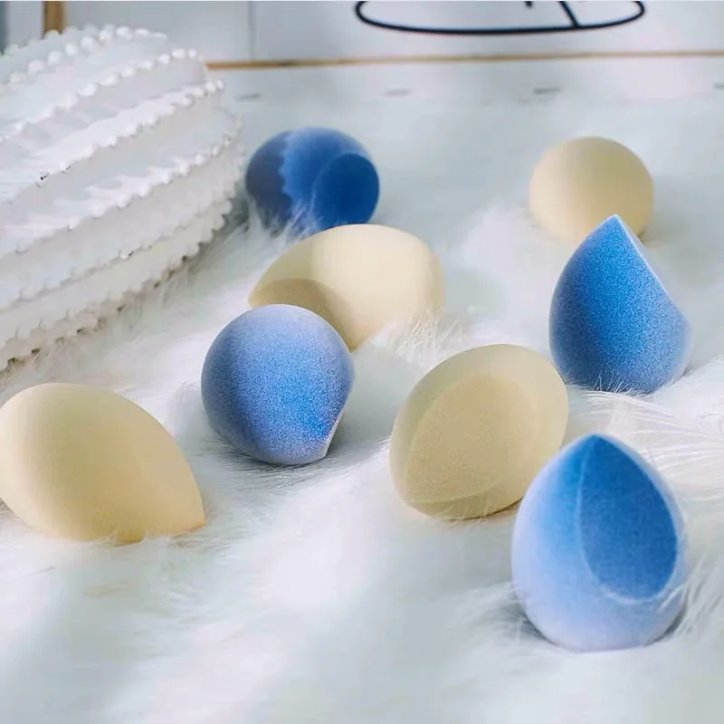 
Private label blender sponge Velvet beauty egg microfiber makeup soft sponge 