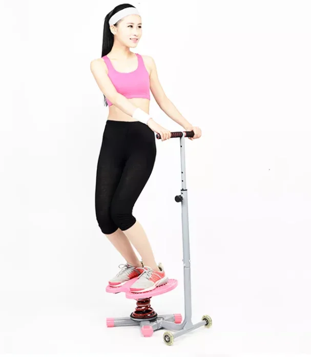 Commercial Gym Fitness Cardio Waist Twister Machine Waist Twisting Disc Exercises Home Fitness Twister Training Dancing Stepper