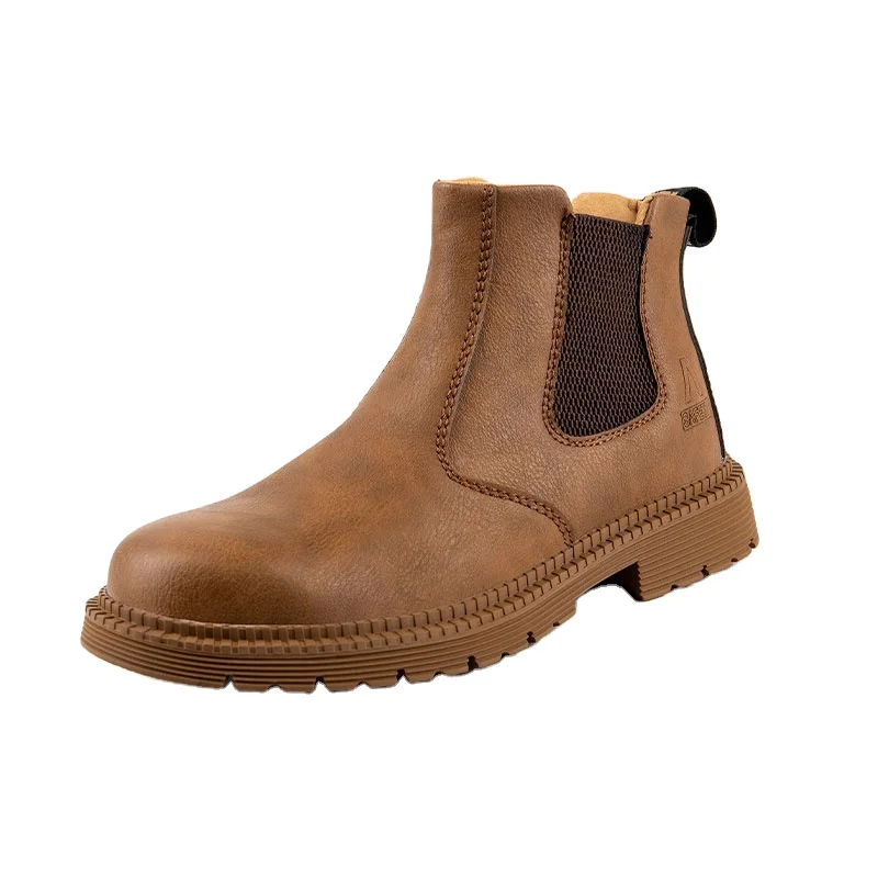 Latest 2023 high quality Industrial comfortable toe protect construction Light Industrial protective brand safety shoes for men