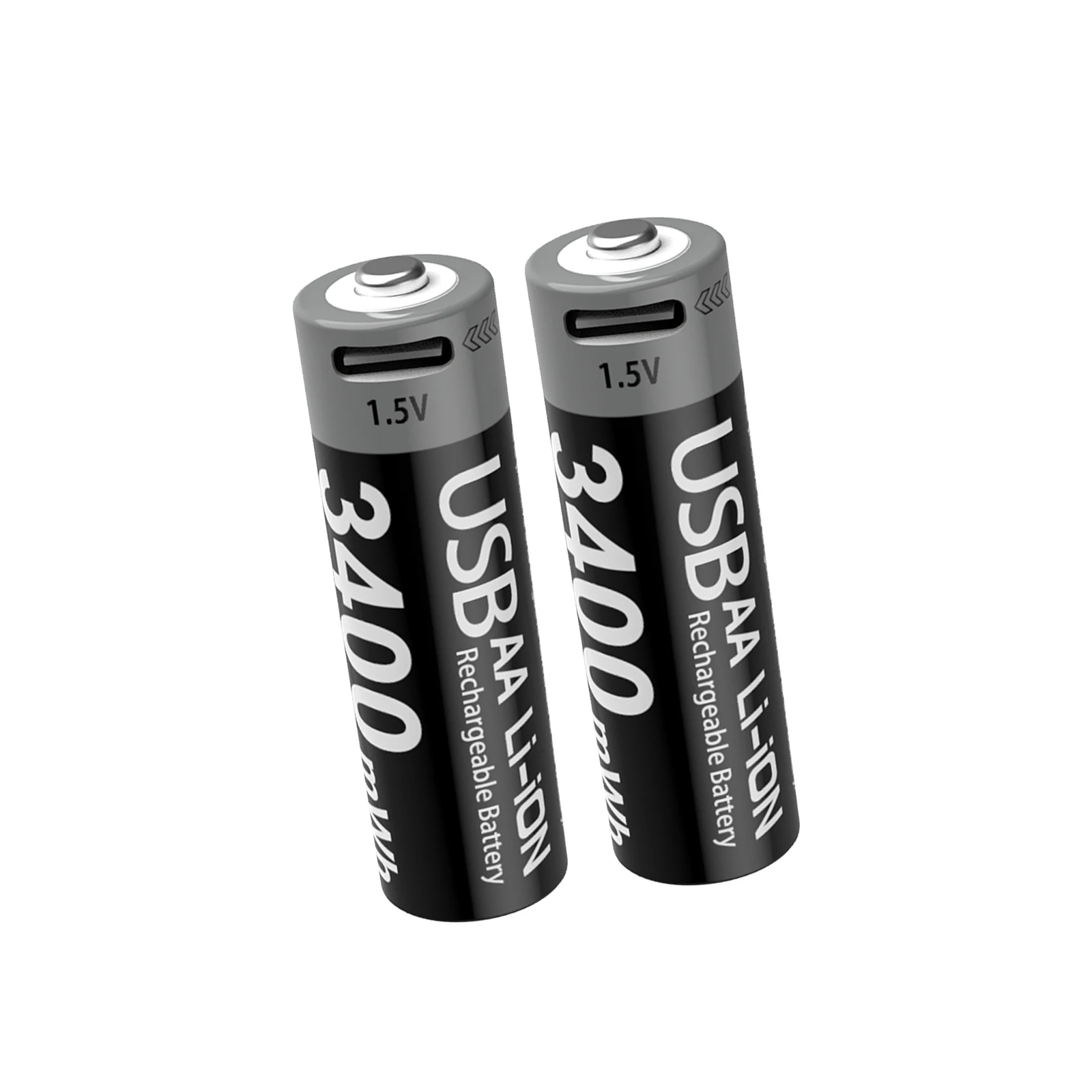 Battery Manufacturer A wholesale portable battery AA 3400mWh 1.5V USB-rechargeable lithium-ion battery