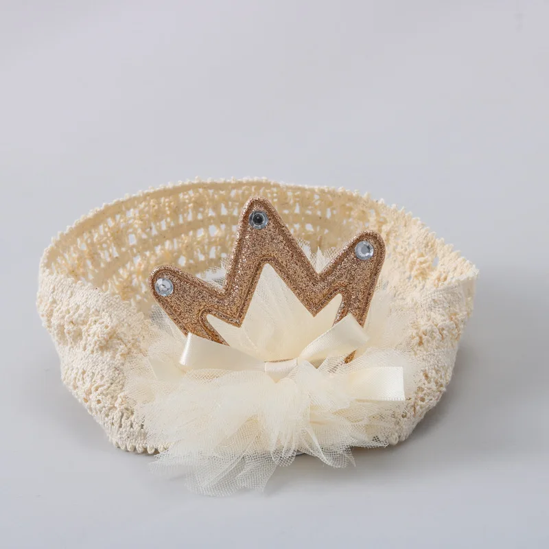 Baby girl  beautiful crown bow headdress Headband