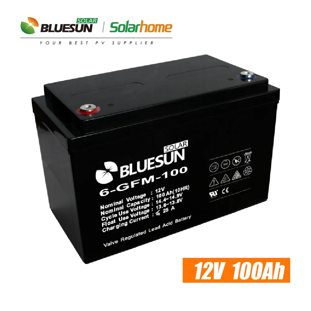 
Bluesun long life GEL AGM lipo deep cycle 12V 200Ah series solar battery 