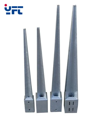 Оцинкованный столб забора 3*700 мм