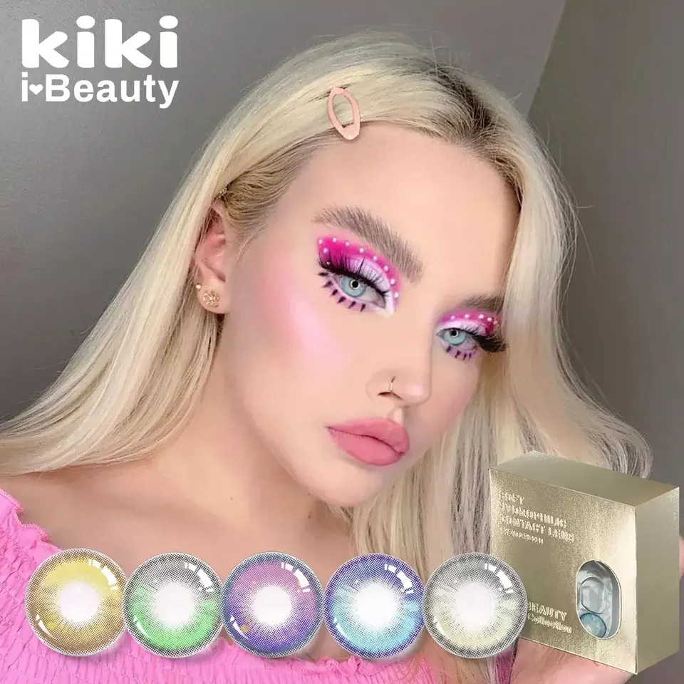 $1 Colored Contact Lenses Cheap Eye Lenses Color Contact Lens Wholesale Super Natural Beautiful Style Color Contact Lens