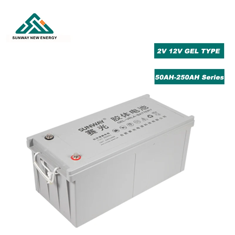 Long Life Latest Technology 12V 200ah/250ah Superior Material Solar Lead Acid  Gel Battery