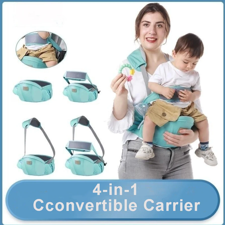 New Born Baby Carrier set Infant Kids Backpack Sling Front Facing Kangaroo Baby hip seat for Baby