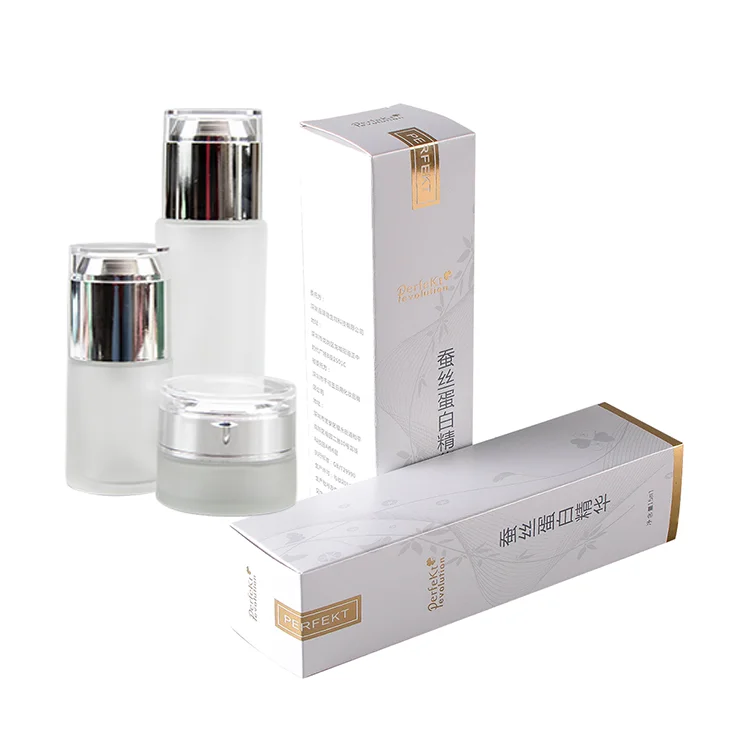 Glass Dropper Bottle Box Cosmetic Beauty Packaging Essential Oil Box New Design Custom 5ml 30ml 60ml Coated Paper Rectangle